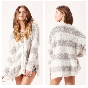 Free People Marshmallow Sweater Cardigan
